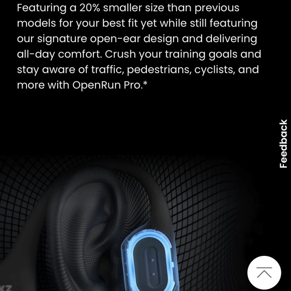 Bone conducting new unopened Headphones New In Box High Quality Open Run Pro - Picture 3 of 12